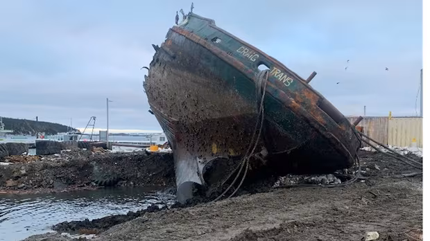 Lawsuit filed in case of polluting, derelict N.S. tug that cost $4.1M to clean up