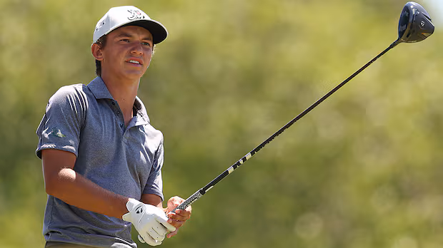 At 17, American Miles Russell qualifies for U.S. Open with Tiger Woods's son as caddie