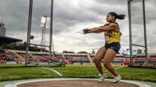 Canada's Camryn Rogers wins hammer throw event at Lone Star Grand Prix, extending unbeaten streak