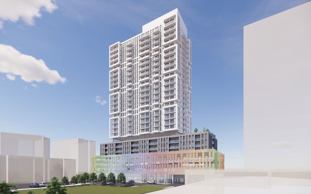 26-Storey Infill Rental Tower Proposed Near Port Credit GO