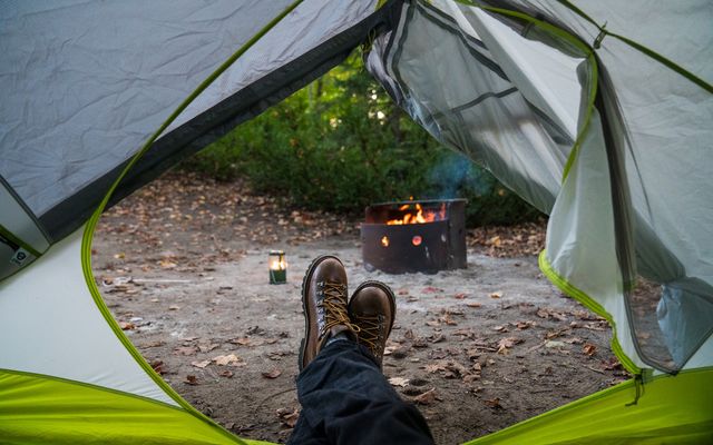 Fall camping in southwestern Ontario