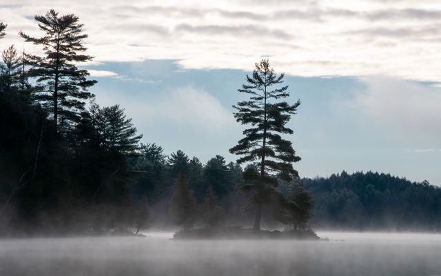 Experience late fall camping at Silent Lake Provincial Park