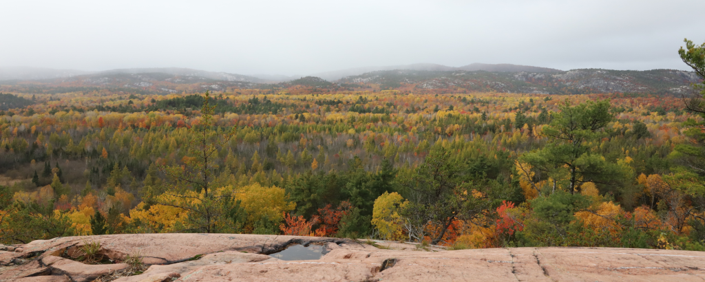 Sudbury rocks for fall hiking!