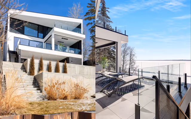 Savour wild views of an iconic Alberta lake at this $4M house for sale