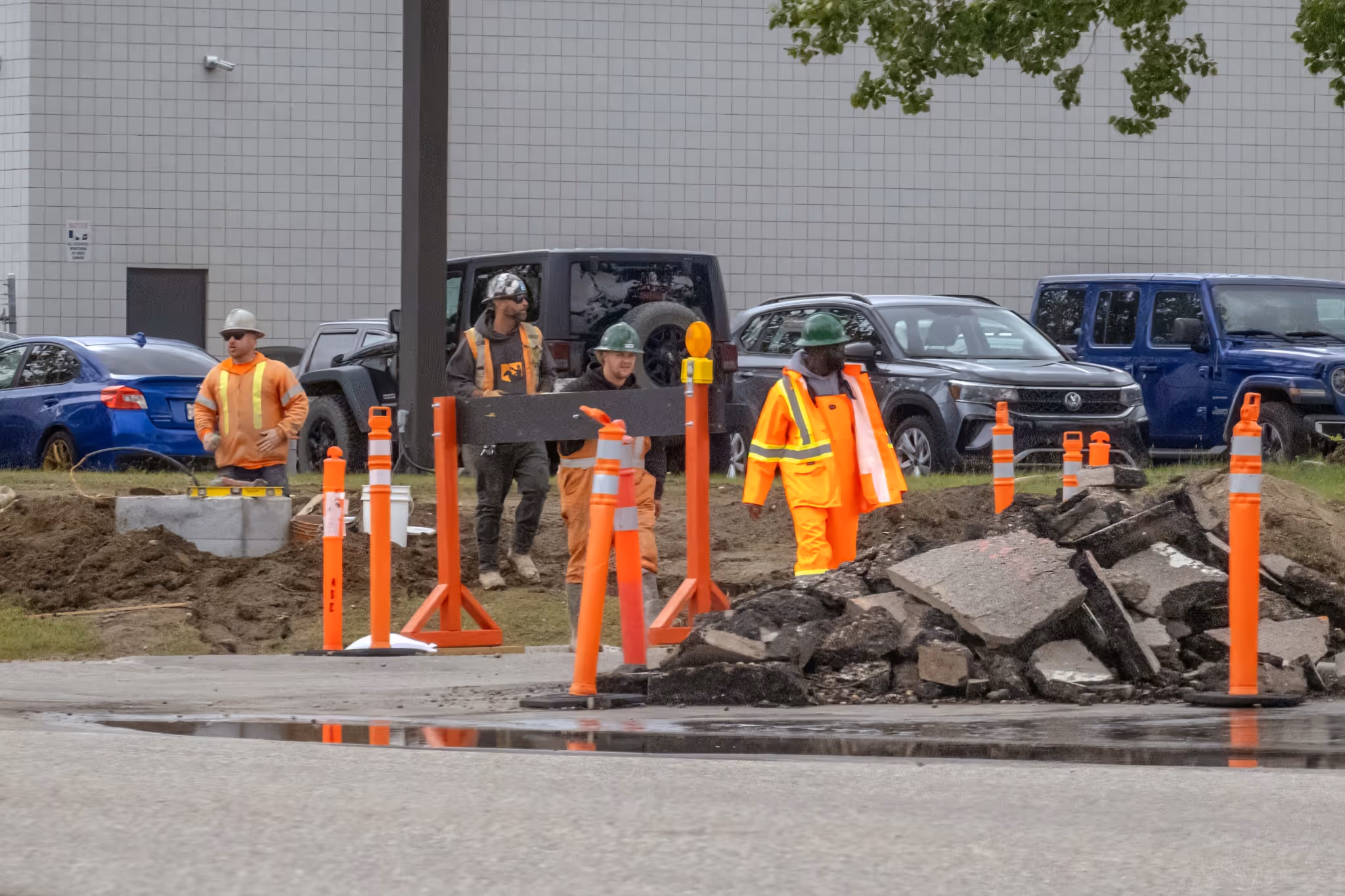 Construction underway on a major Calgary road improvement project