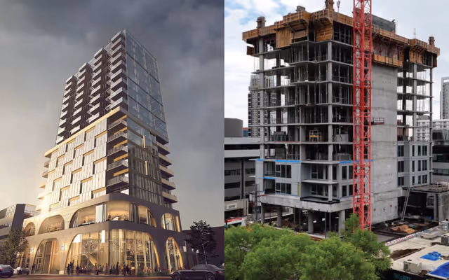 Construction underway on new 18-storey building in downtown Calgary