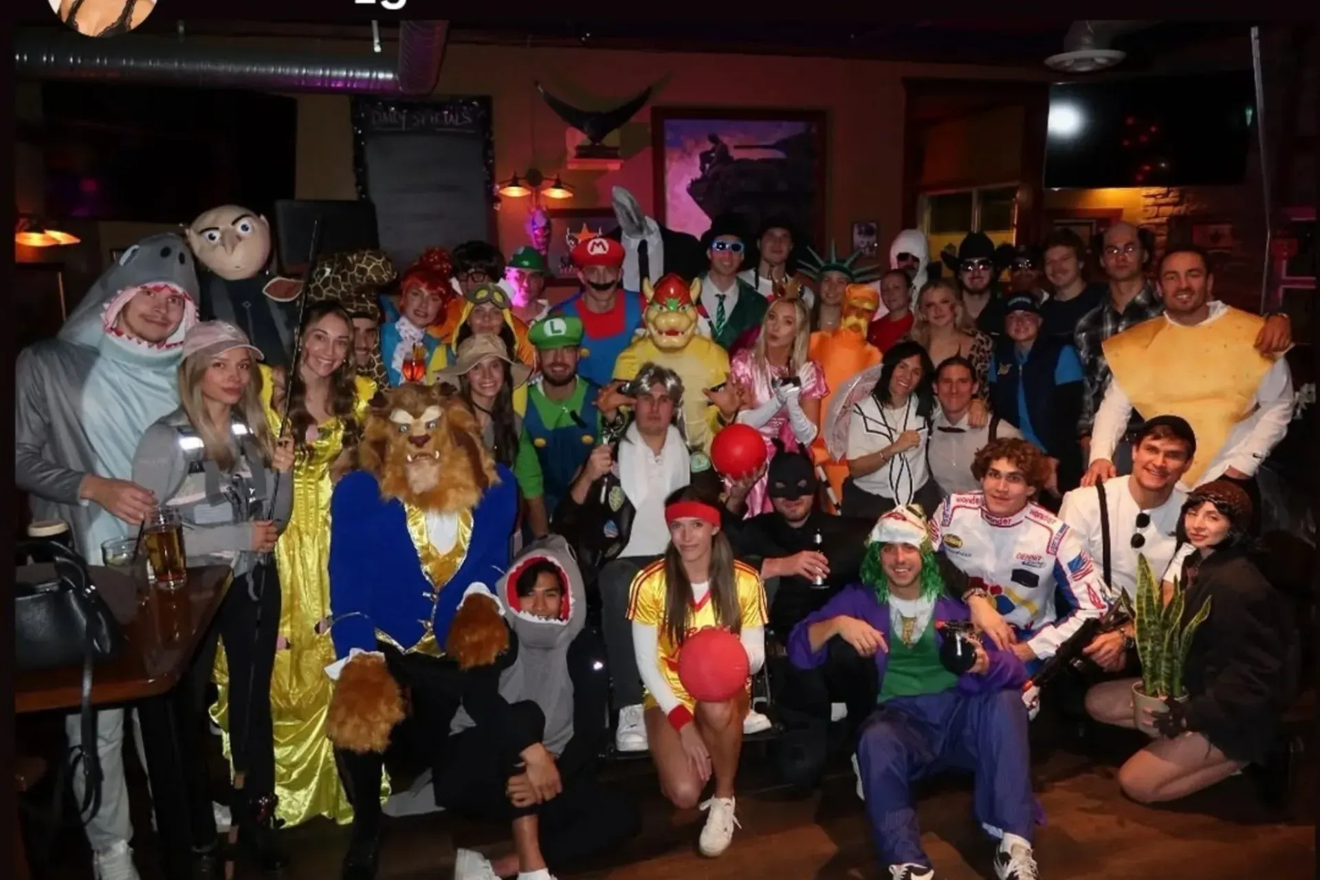 Calgary Flames players went all out with creative Halloween costumes