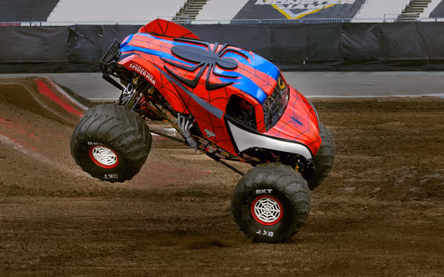Monster Jam brings a nearly six-ton Spiderman-themed truck to Calgary this September
