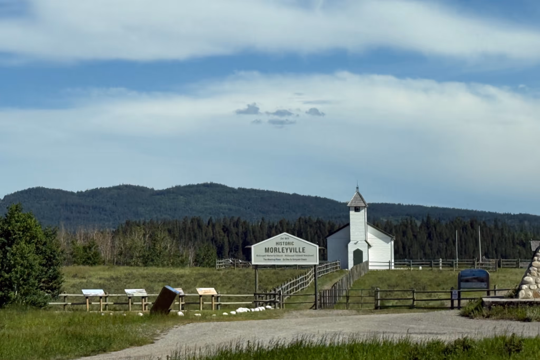 The oldest pioneer settlement in southern Alberta is just west of Calgary