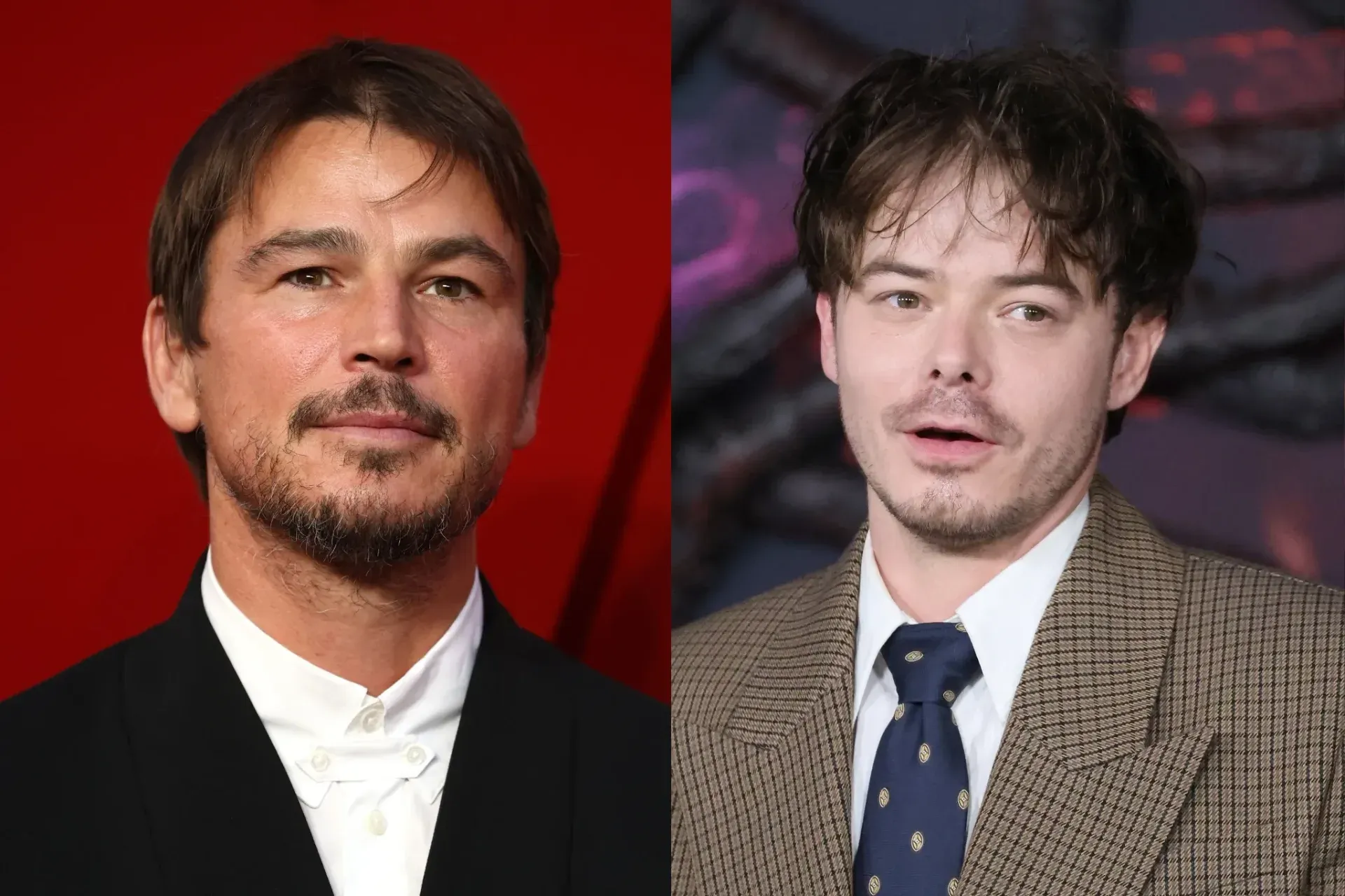Josh Hartnett and Charlie Heaton share wholesome moment while filming in Canada