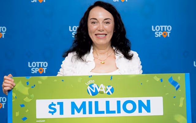 Lottery winner says moving to Canada still the best thing that happened to her