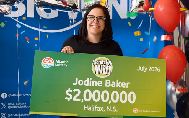 Canadian excited to be mortgage-free after $2M lottery win