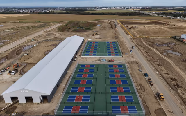 'Canada's largest pickleball facility' is being built near Edmonton