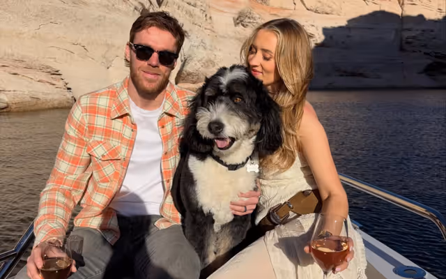 McDavid and his wife Lauren show off photos from luxurious Utah vacation