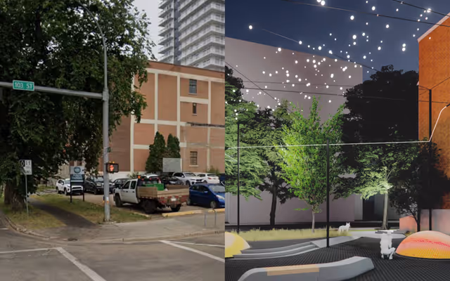 A new park is coming to downtown Edmonton and its design looks out of this world