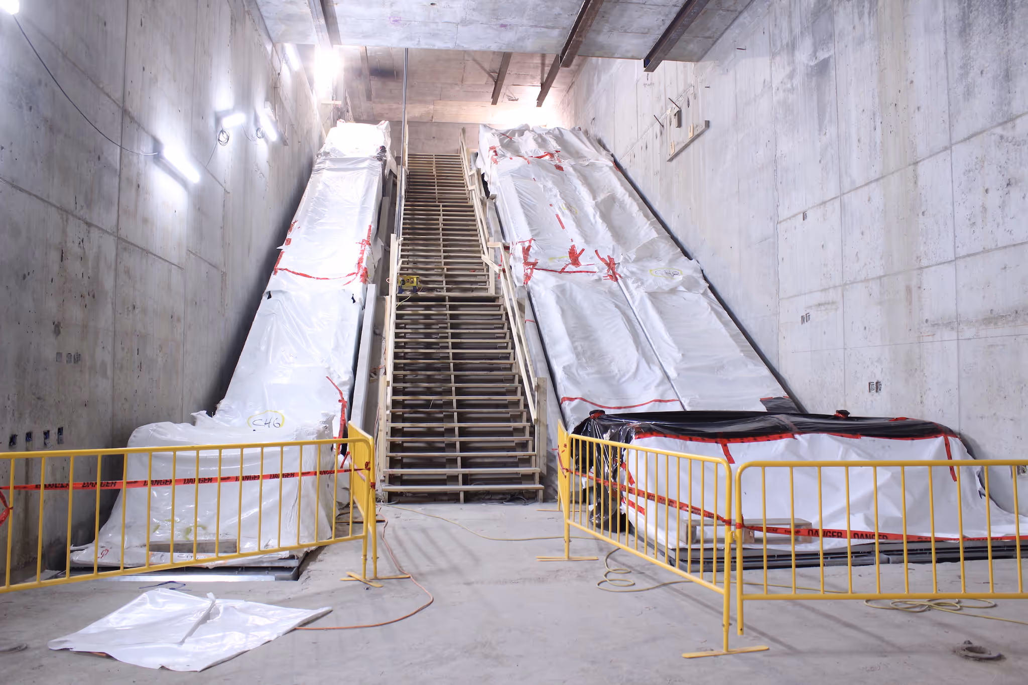 First look inside Broadway-City Hall's future Canada Line-Millennium Line interchange