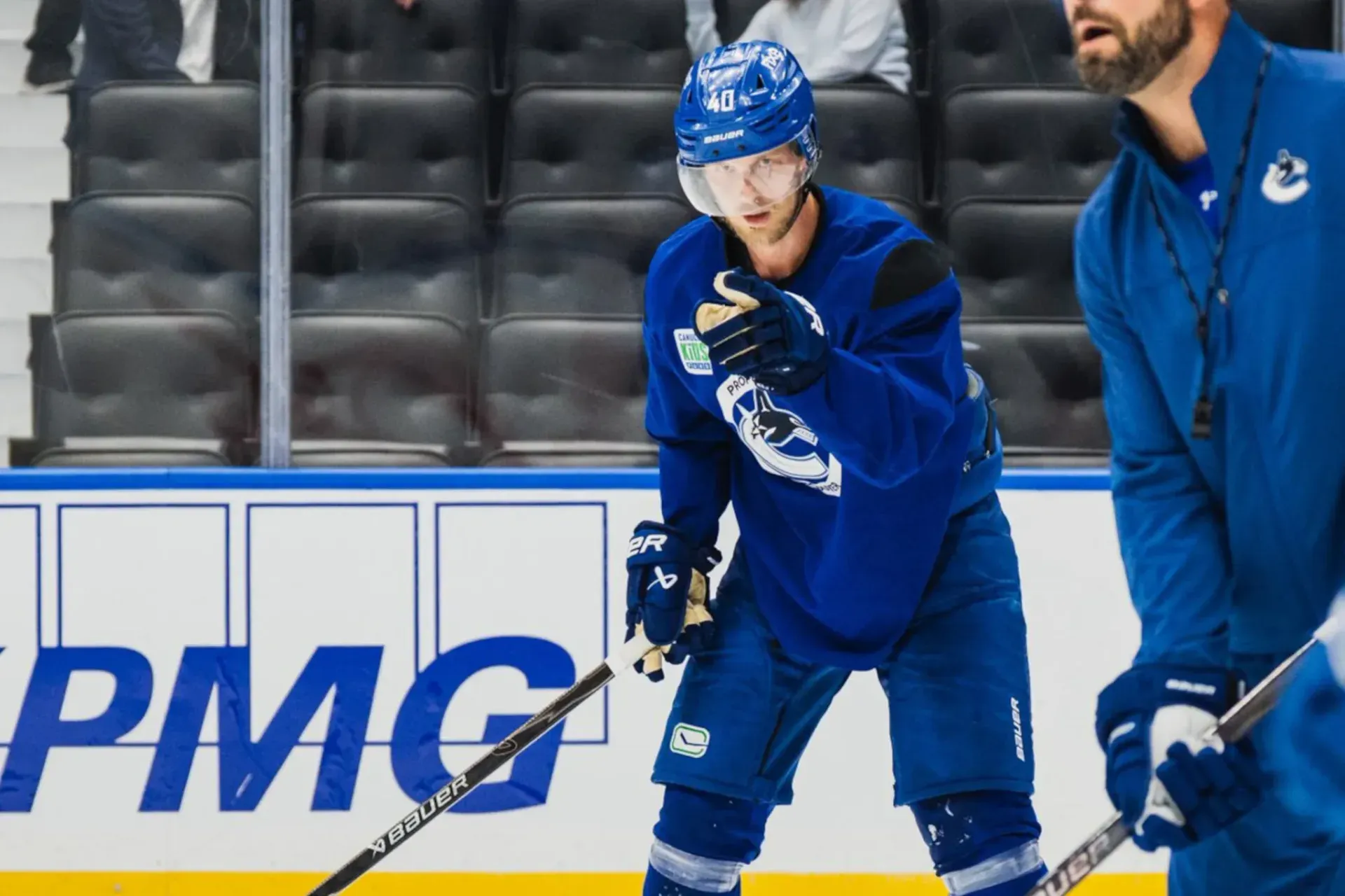 Vancouver Canucks lines vs. New Jersey Devils (Oct. 9, 2026)