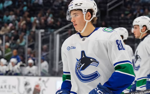Canucks lines vs Kraken, September 19, 2026