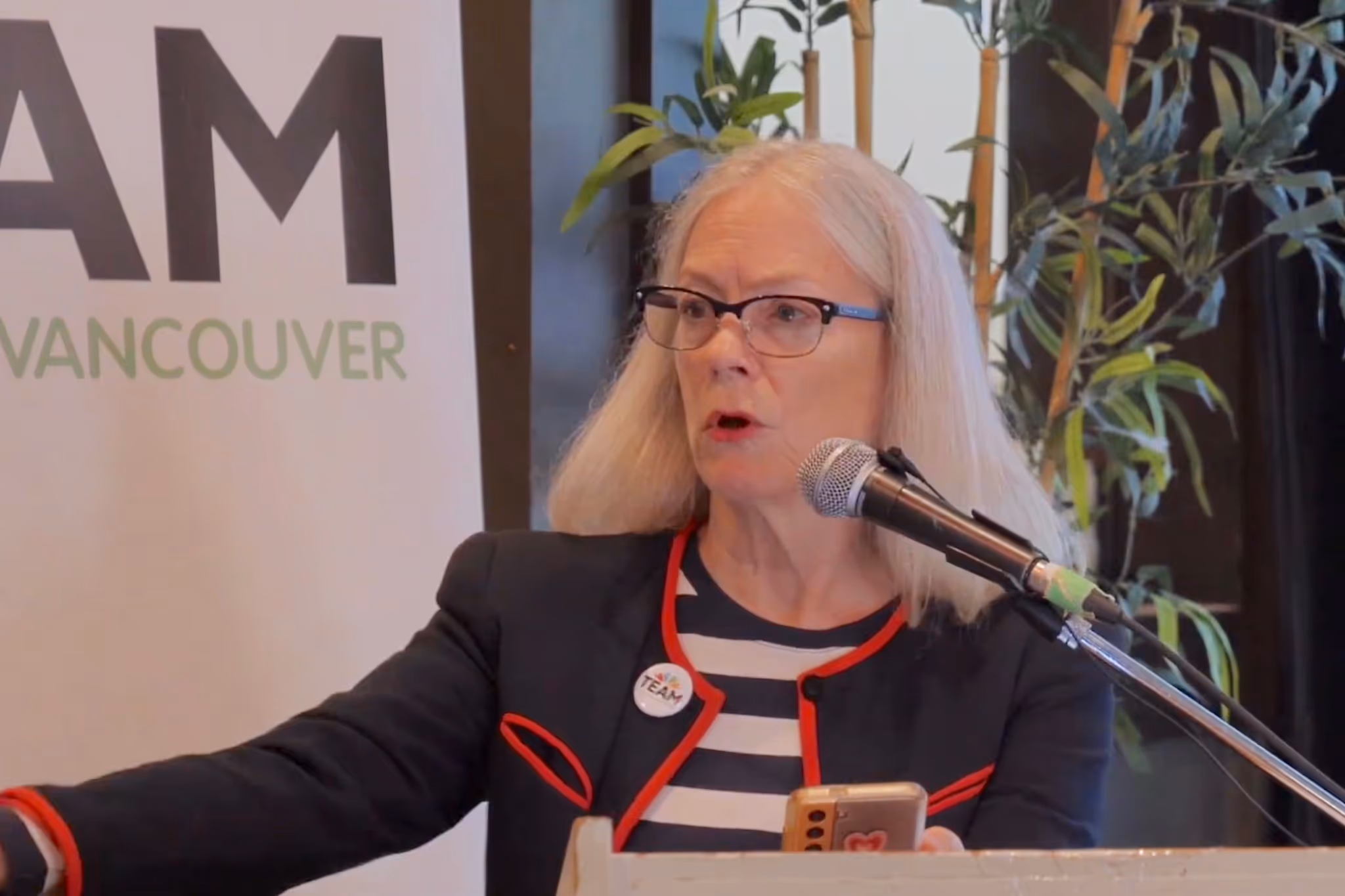 Colleen Hardwick unveils TEAM's public safety plan