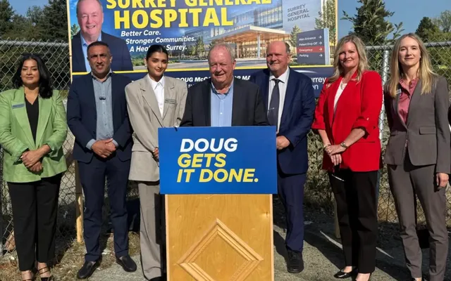 Doug McCallum's Safe Surrey Coalition wins supermajority in City Council