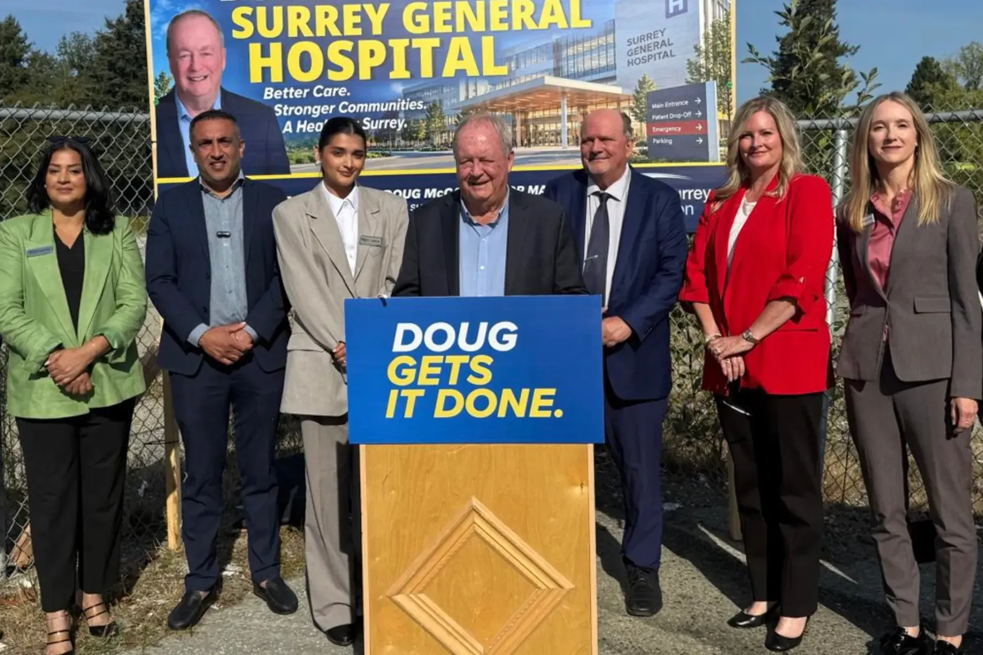 Doug McCallum's Safe Surrey Coalition wins supermajority in City Council