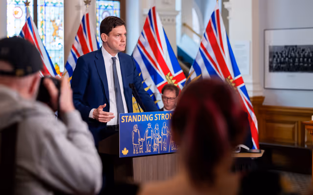 Eby refuses to confirm if B.C. will put U.S. booze back on shelves