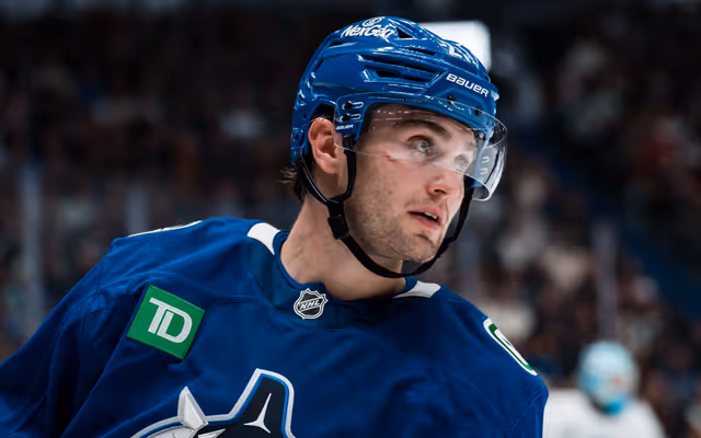 Former Canucks winger Höglander off to hot start with new team