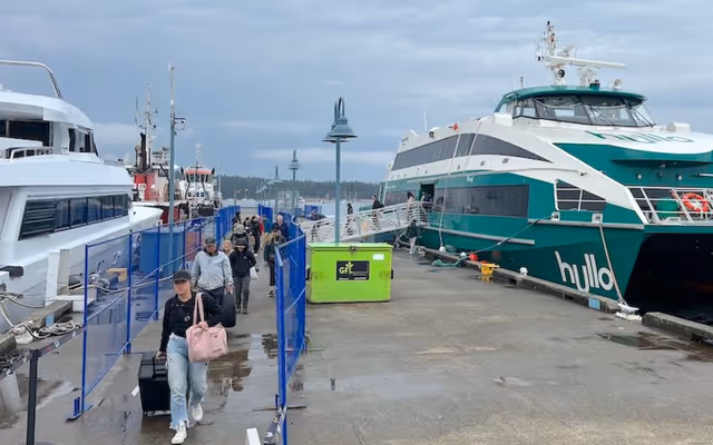 Hullo Ferries to temporarily relocate Nanaimo terminal for cruise ship visits on eight days