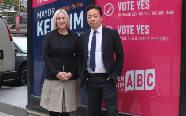 Ken Sim defends public safety plebiscite, promises 50-metre VAC pool if re-elected
