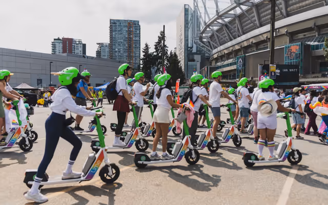 Lime's Vancouver e-scooter share offers free valet stations and flat-rate discount passes during FIFA World Cup