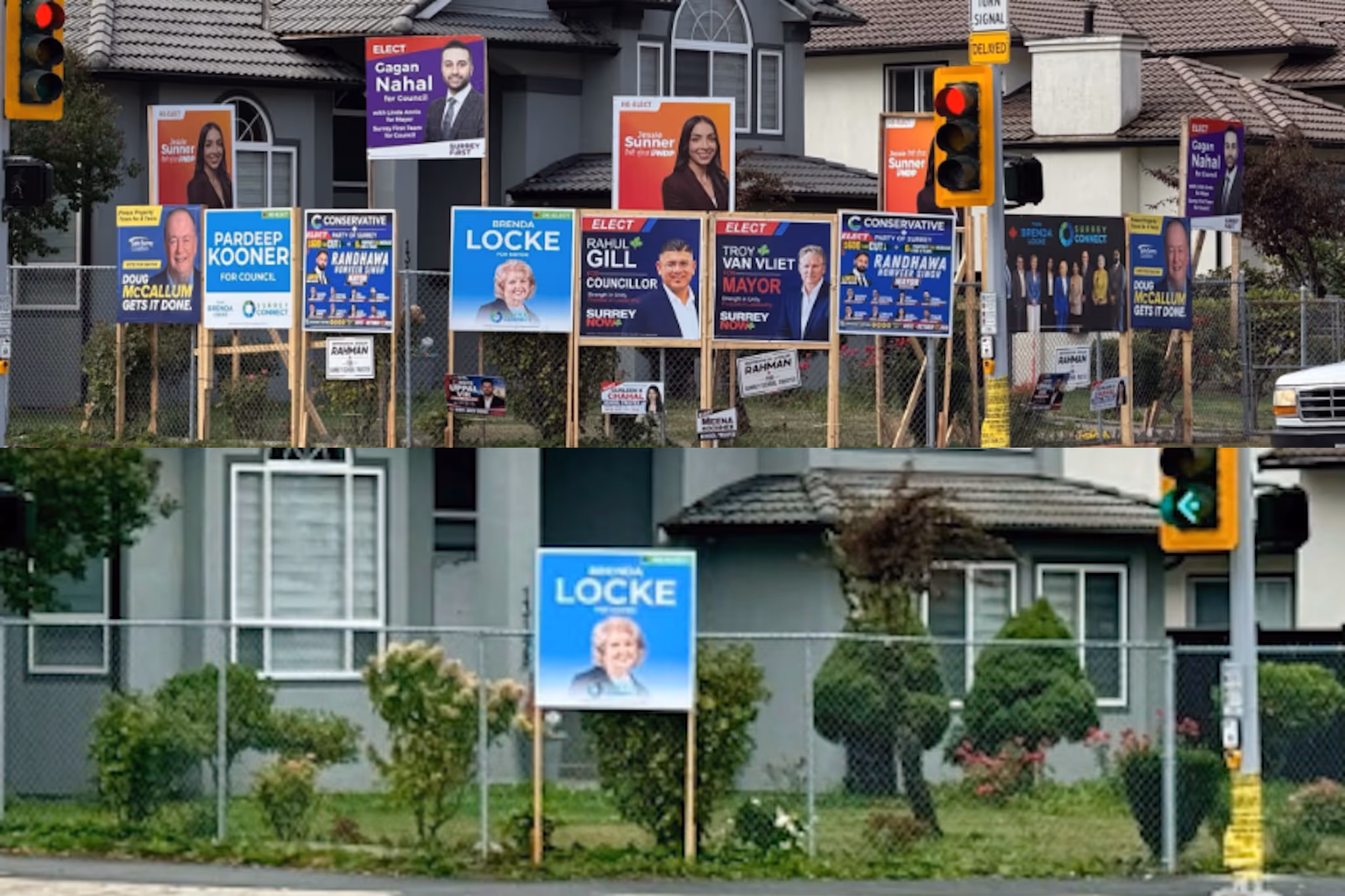 City of Surrey denies removing election signs after Doug McCallum alleges favouritism