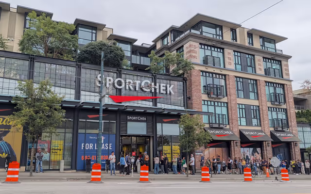 Sport Chek store on West Broadway in Vancouver set to close after nearly 20 years, with 50% discounts