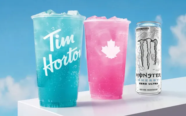 Steak and Monster Energy are now on the menu at Tim Hortons across Canada