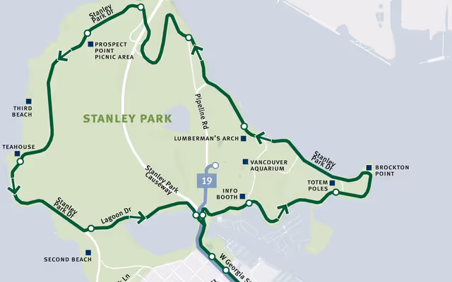 TransLink proposes new Stanley Park Drive bus route for peak-season weekends only