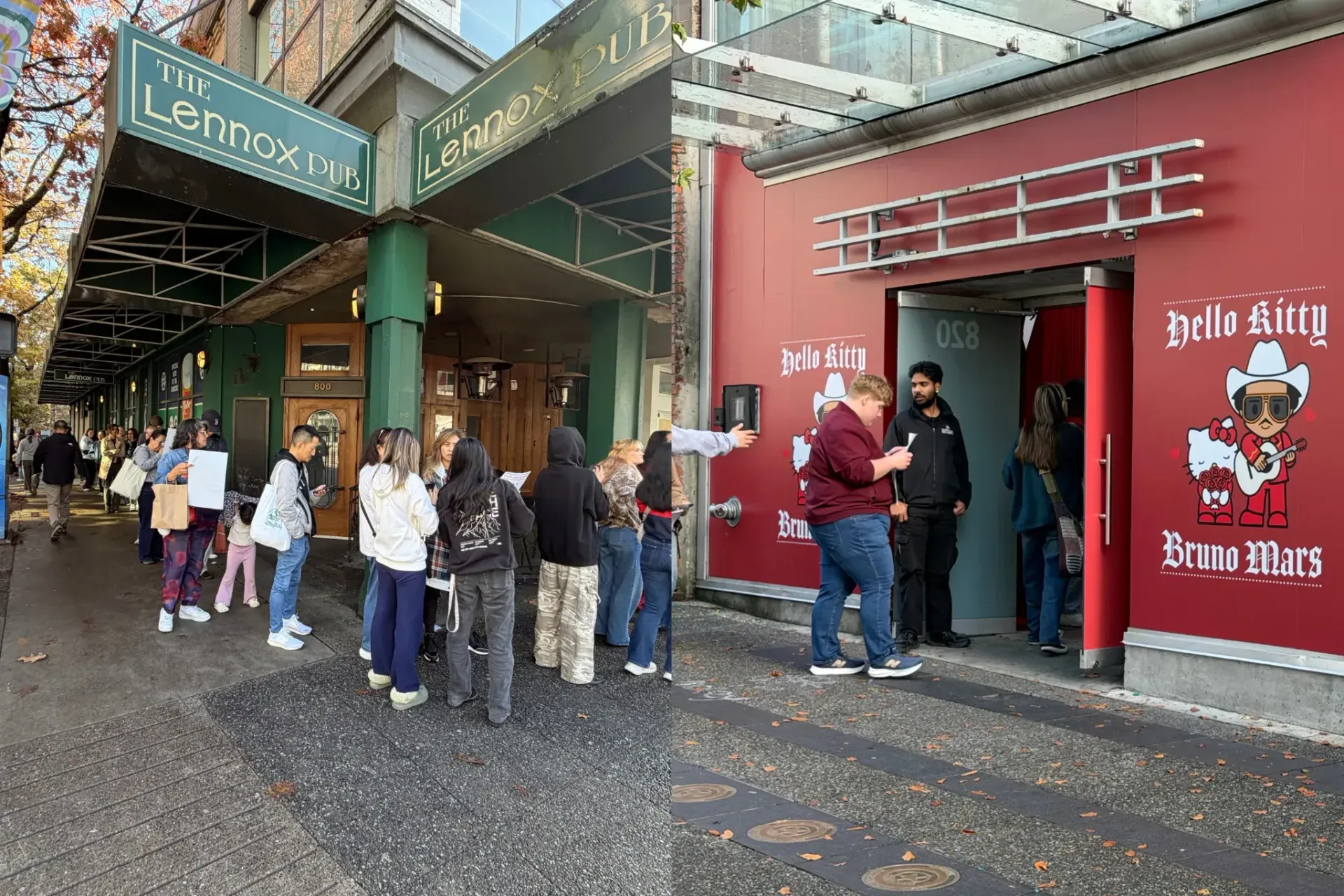 Vancouver Hello Kitty Bruno Mars pop-up spawns huge lineup