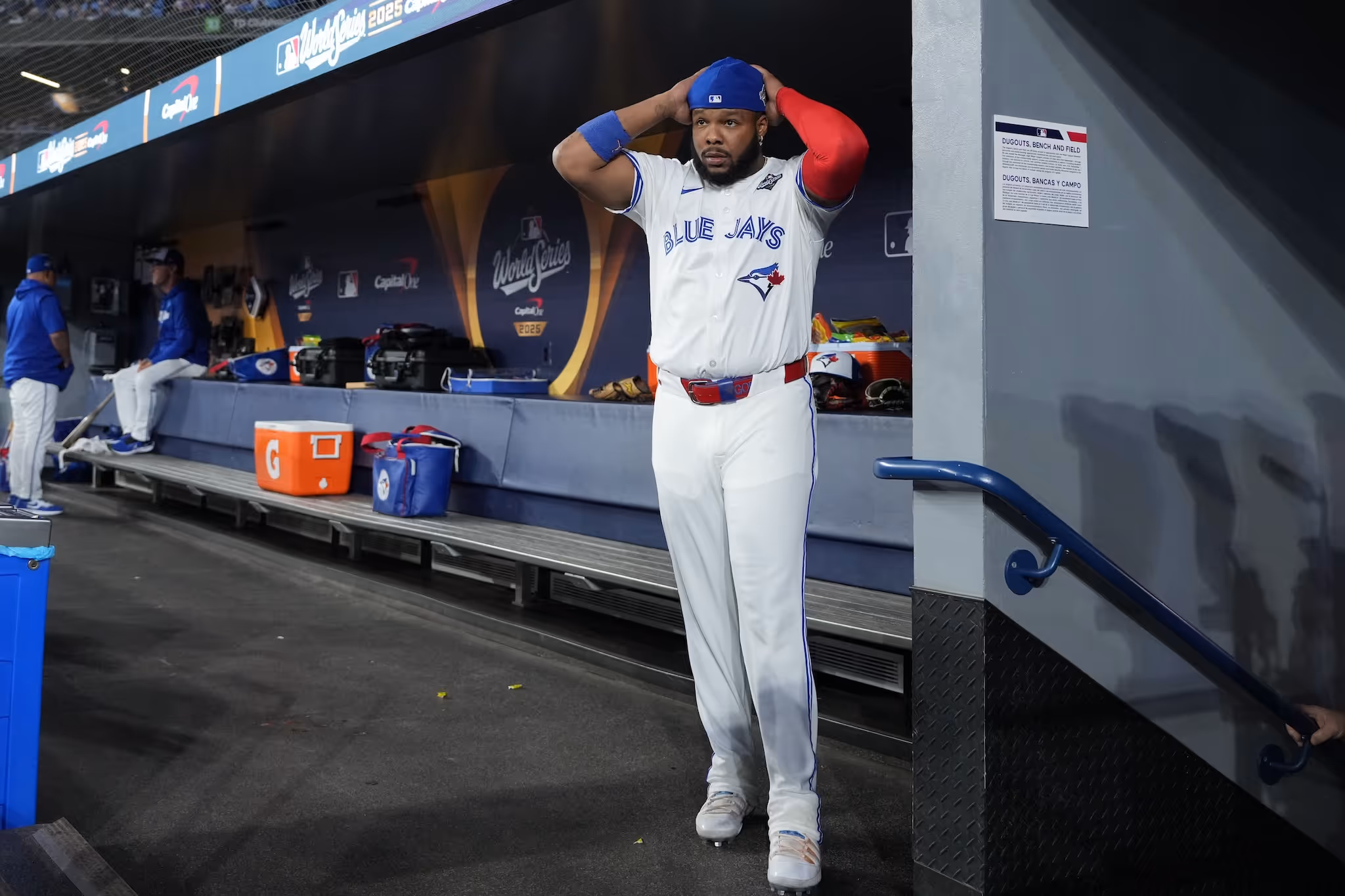 Vladimir Guerrero Jr. raises eyebrows on day Blue Jays miss playoffs