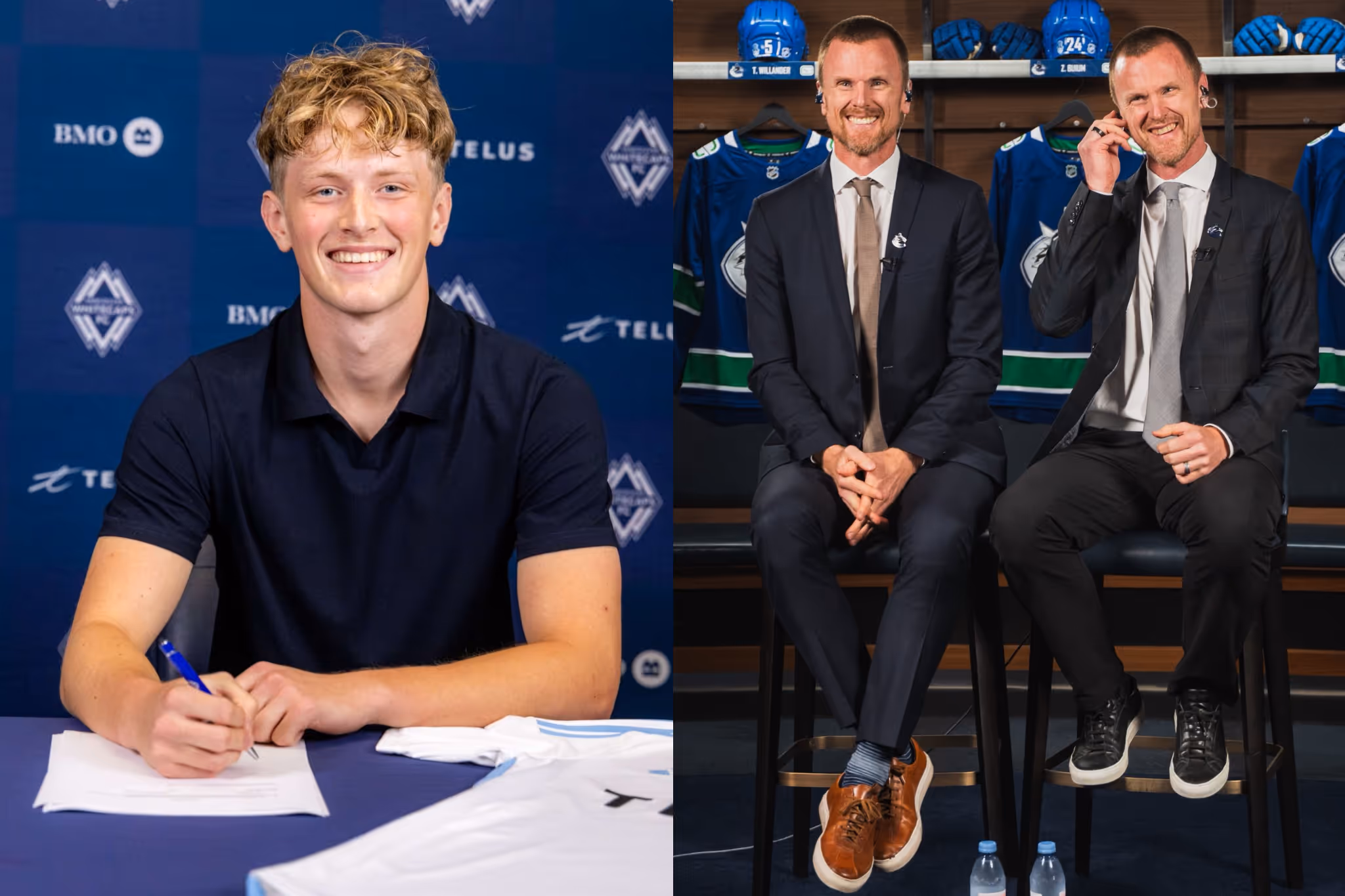 Valter Sedin speaks on choosing soccer and his famous father