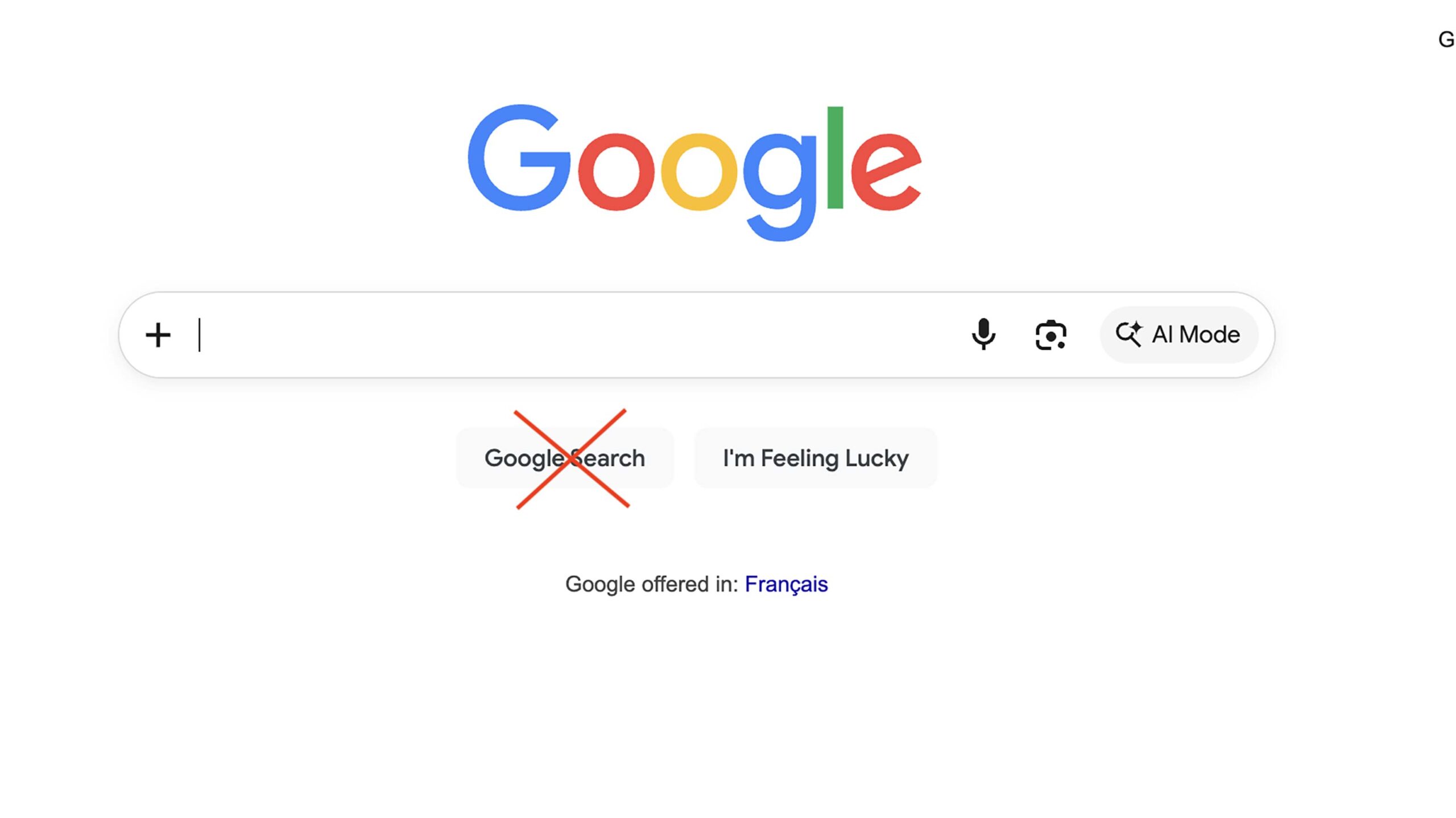 Google tests hiding Search to AI features instead
