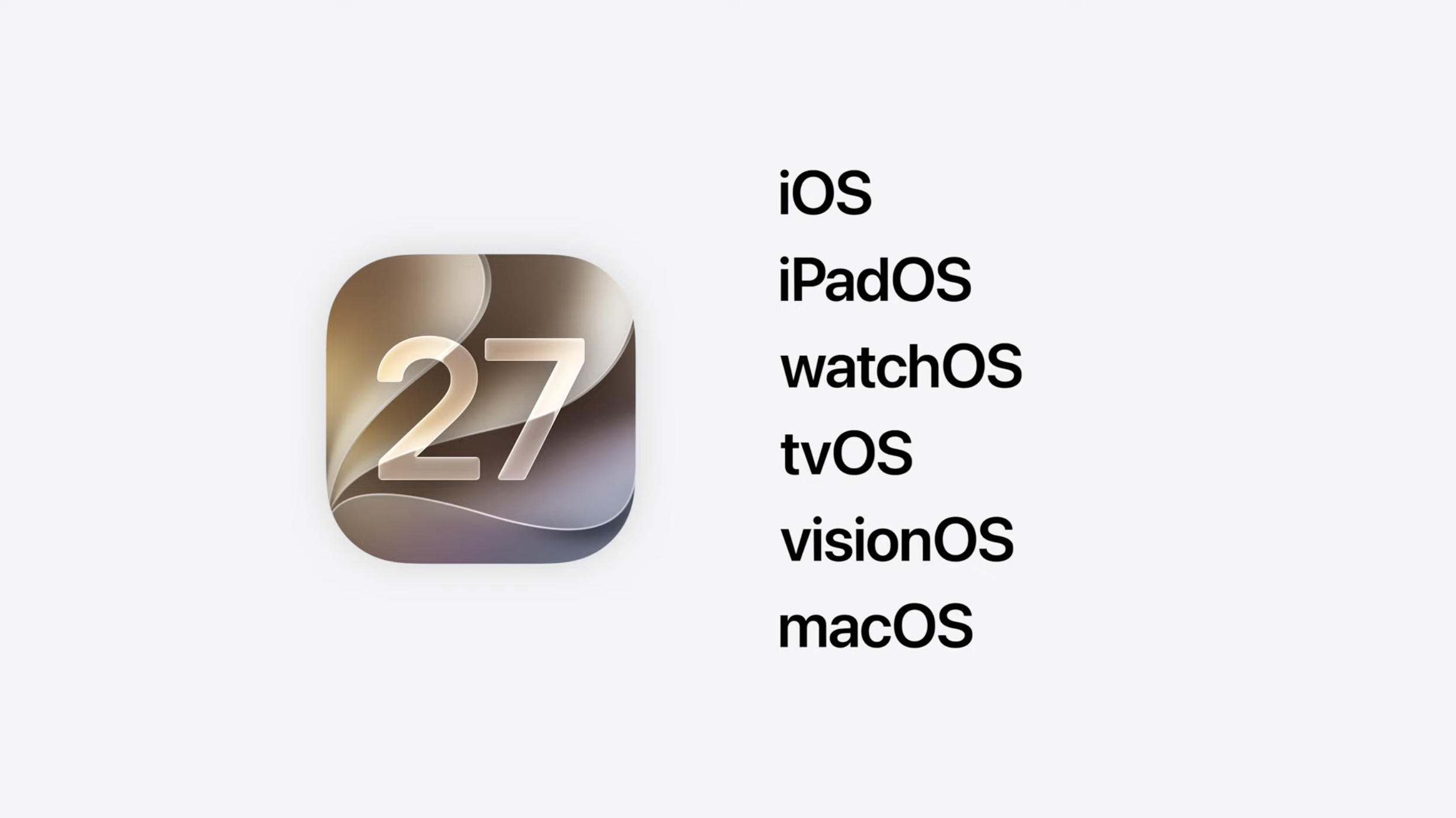 iOS 27, watchOS 27 and more available later today
