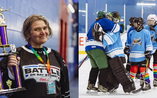 Inside Toronto’s Pride Hockey Tournament, where 2SLGBTQ+ players are reclaiming the ice