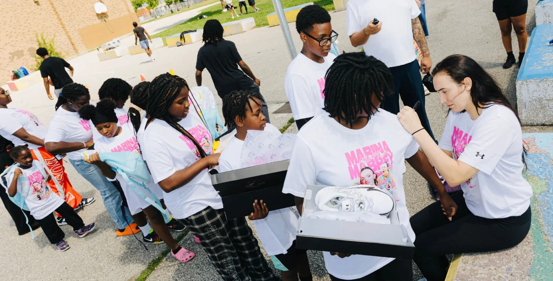 Marina Mabrey brings basketball and inspiration to Toronto youth summer camp following $6,500 donation