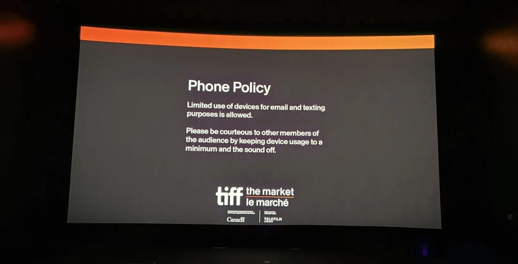 ‘How about turn it off completely’: TIFF phone policy sparks backlash
