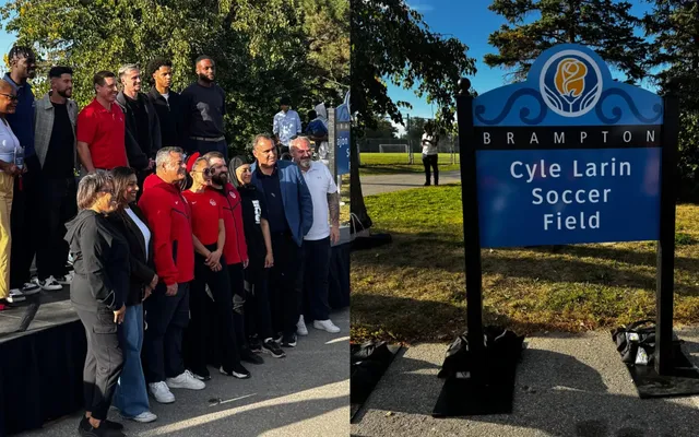 ‘Proud to call Brampton my home’: Cyle Larin honoured with key to the city, and soccer field dedication among five oth…