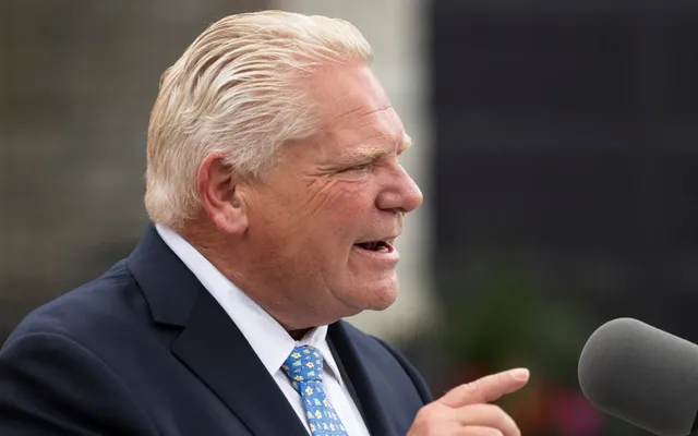 Doug Ford says he was ‘having a little bit of fun’ after shady media comment