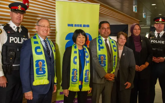 The Canadian government is investing $145 million to enhance safety during the World Cup in Toronto and Vancouver