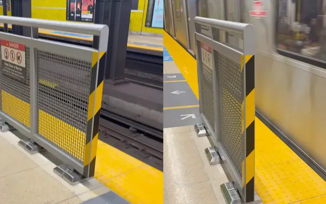 ‘They don’t keep anybody safe’: TTC steel barriers criticized as installation begins at TMU Station