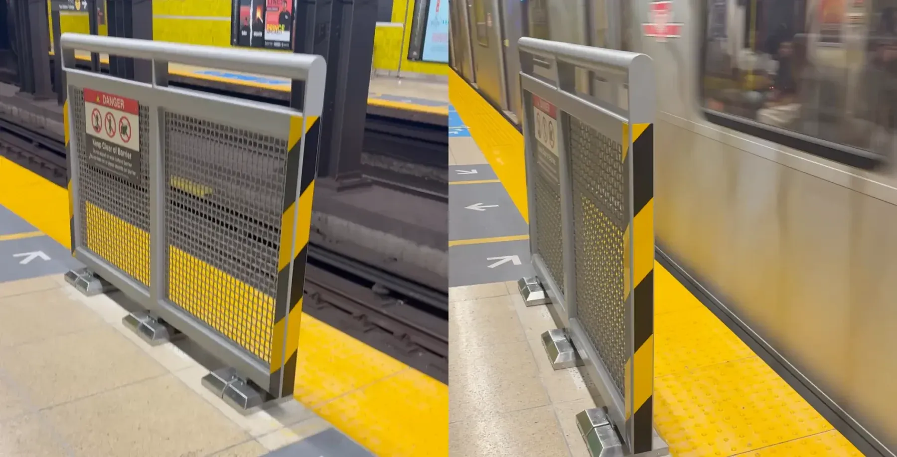 ‘They don’t keep anybody safe’: TTC steel barriers criticized as installation begins at TMU Station