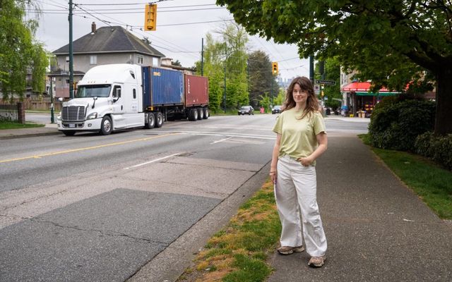The Vancouver families breathing in diesel truck fumes