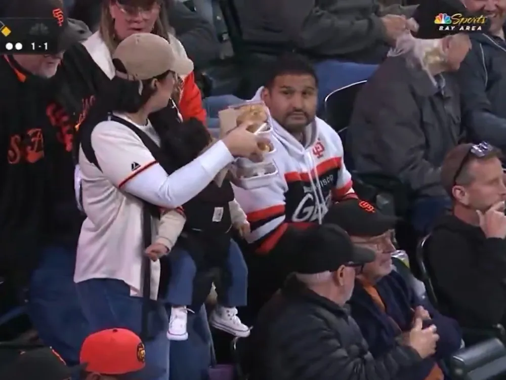 'Mom of the year' baseball fan speaks out after video sparks hate against husband