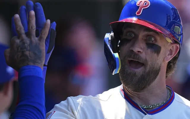 MLB star Bryce Harper goes viral over bizarre toothbrushing method
